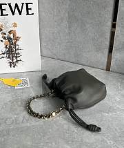 Kitlife Loewe Mini Flamenco Purse Bag Khaki Green 23x5.5x17cm - 5