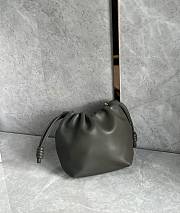 Kitlife Loewe Mini Flamenco Purse Bag Khaki Green 23x5.5x17cm - 3