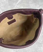 Kitlife Loewe Mini Flamenco Purse Bag Burgundy 23x5.5x17cm - 4