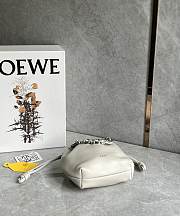 Kitlife Loewe Mini Flamenco Purse Bag White 23x5.5x17cm  - 4