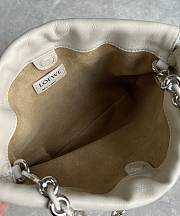 Kitlife Loewe Mini Flamenco Purse Bag White 23x5.5x17cm  - 3