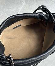 Kitlife Loewe Mini Flamenco Purse Bag Black 23x5.5x17cm  - 5