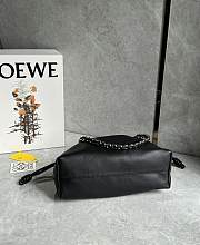 Kitlife Loewe Mini Flamenco Purse Bag Black 23x5.5x17cm  - 4