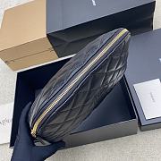 Kitlife Saint Laurent Le Cassanfre Cosmetic Bag Black 736010 30×20×11cm - 5