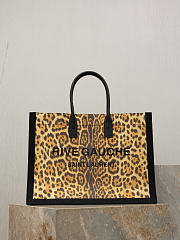 Kitlife Saint Laurent Rive Gauche Tote Bag in Leopard Printed 509415 48×36×16cm - 1