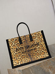 Kitlife Saint Laurent Rive Gauche Tote Bag in Leopard Printed 509415 48×36×16cm - 4