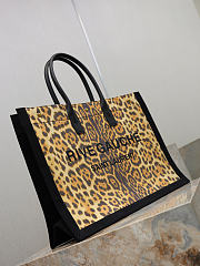 Kitlife Saint Laurent Rive Gauche Tote Bag in Leopard Printed 509415 48×36×16cm - 3