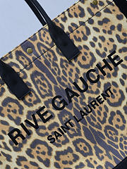 Kitlife Saint Laurent Rive Gauche Tote Bag in Leopard Printed 509415 48×36×16cm - 2