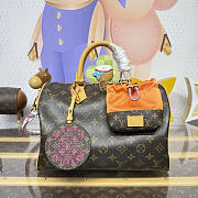 Kitlife Lousi Vuitton Speedy Soft 30 Bag Brown M27512 30x21x17cm - 1