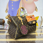 Kitlife Lousi Vuitton Speedy Soft 30 Bag Brown M27512 30x21x17cm - 5