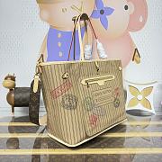 Kitlife Louis Vuitton Neverfull Bandoulière Inside Out GM Bag Brown & Beige M11948 39x32x19cm - 6