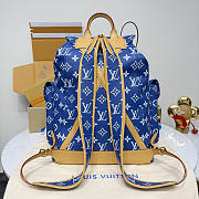 Kitlife Louis Vuitton Christopher MM Backpack Blue M55699 38x44x12.5cm - 4