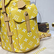 Kitlife Louis Vuitton Christopher MM Backpack Yellow M55699 38x44x12.5cm - 4