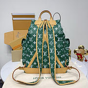 Kitlife Louis Vuitton Christopher MM Backpack Green M55699 38x44x12.5cm - 6