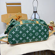 Kitlife Louis Vuitton Christopher MM Backpack Green M55699 38x44x12.5cm - 4