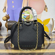Kitlife Louis Vuitton Alma Trunk BB Bag Black M29445 24x18x12cm - 1