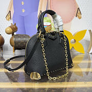 Kitlife Louis Vuitton Alma Trunk BB Bag Black M29445 24x18x12cm - 2