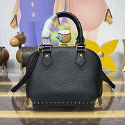 Kitlife Louis Vuitton Alma Trunk BB Bag Black M29445 24x18x12cm - 4