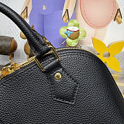 Kitlife Louis Vuitton Alma Trunk BB Bag Black M29445 24x18x12cm - 5
