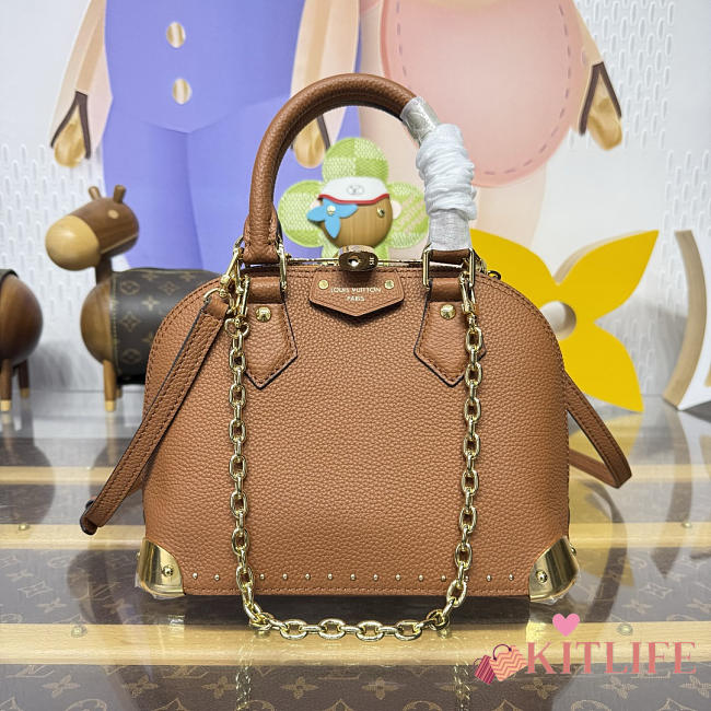 Kitlife Louis Vuitton Alma Trunk BB Bag Tan M29091 24x18x12cm  - 1