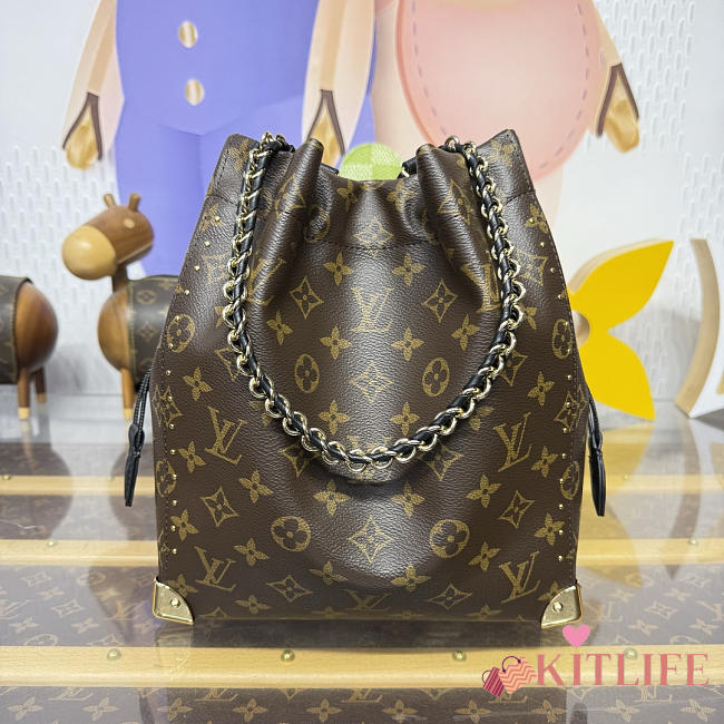 Kitlife Louis Vuitton Noé Trunk Bag Brown Monogram Canvas M28515 23x27x8cm - 1