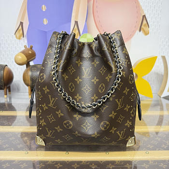 Kitlife Louis Vuitton Noé Trunk Bag Brown Monogram Canvas M28515 23x27x8cm