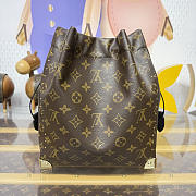 Kitlife Louis Vuitton Noé Trunk Bag Brown Monogram Canvas M28515 23x27x8cm - 5