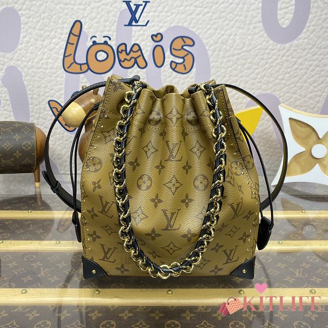 Kitlife Louis Vuitton Noé Trunk Bag Brown Monogram Reverse Canvas M28515 23x27x8cm - 1