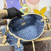 Kitlife Louis Vuitton Carryall Cargo PM Bag Blue Denim M28287 33.5x23x15cm - 4