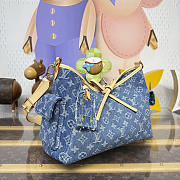 Kitlife Louis Vuitton Carryall Cargo PM Bag Blue Denim M28287 33.5x23x15cm - 3