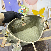 Kitlife Louis Vuitton Carryall Cargo PM Bag Green Denim M27623 33.5x23x15cm  - 3