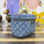 Kitlife Louis Vuitton Nice Mini Bag Blue Denim M27946 20x13.5x12cm - 6