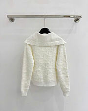 Kitlife Dior Classic Monogram Cardigan White - 6