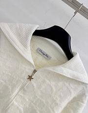 Kitlife Dior Classic Monogram Cardigan White - 3