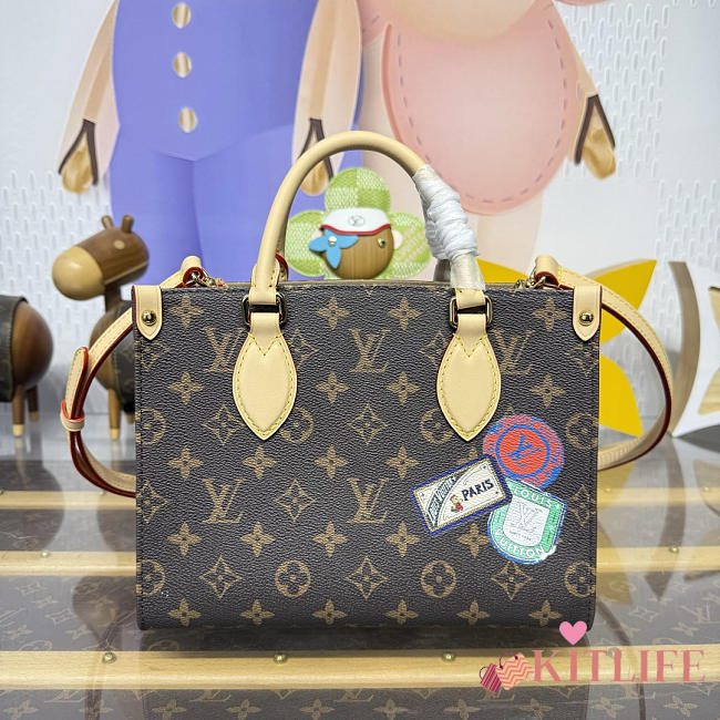 Kitlife Louis Vuitton OnTheGo PM Mon Monogram Bag P01900 25x11.5x19cm - 1