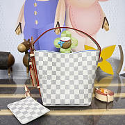 Kitlife Louis Vuitton All In BB Bag Damier Azur Canvas N40855 16x18x12cm - 1