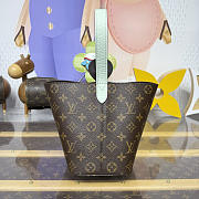 Kitlife Louis Vuitton All In BB Bag Brown & Green N30028 16x18x12cm  - 2