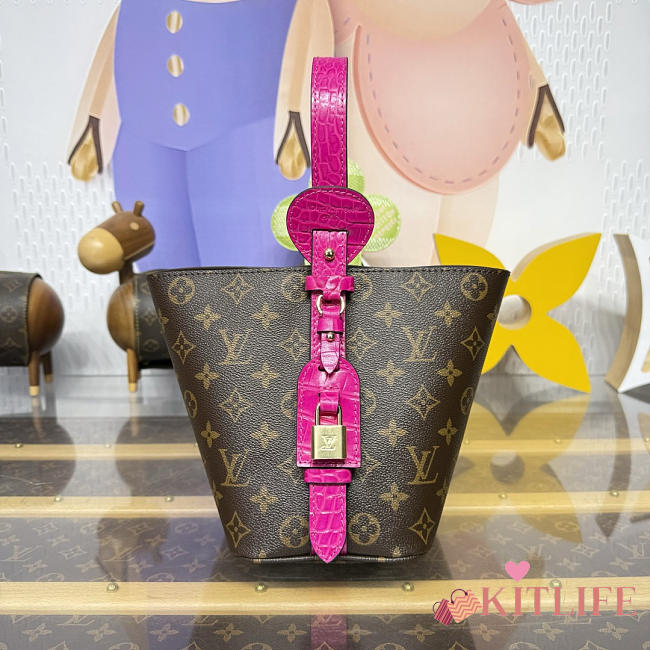 Kitlife Louis Vuitton All In BB Bag Monogram Rose N30025 16x18x12cm - 1