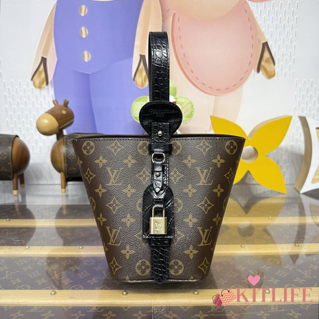 Kitlife Louis Vuitton All In BB BagMonogram Black N30013 16x18x12cm  - 1