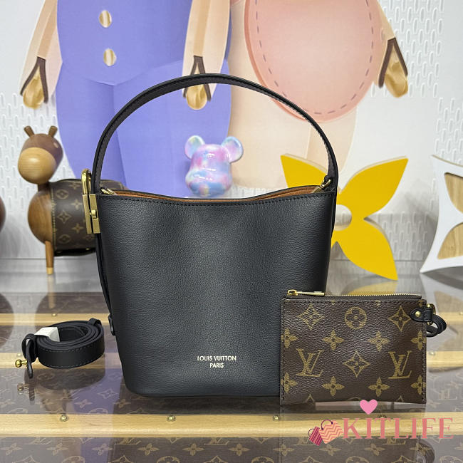 Kitlife Louis Vuitton Low Key All In BB Bag Black M25543 16x18x12cm - 1