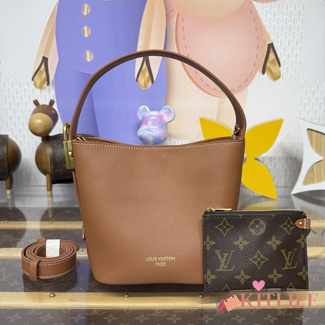 Kitlife Louis Vuitton Low Key All In BB Bag Brown M14416 16x18x12cm - 1