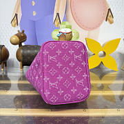 Kitlife Louis Vuitton All In BB Bag Pink Denim M27626 16x18x12cm - 4