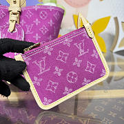 Kitlife Louis Vuitton All In BB Bag Pink Denim M27626 16x18x12cm - 3