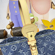 Kitlife Louis Vuitton All In BB Bag Blue Denim M27626 16x18x12cm  - 3