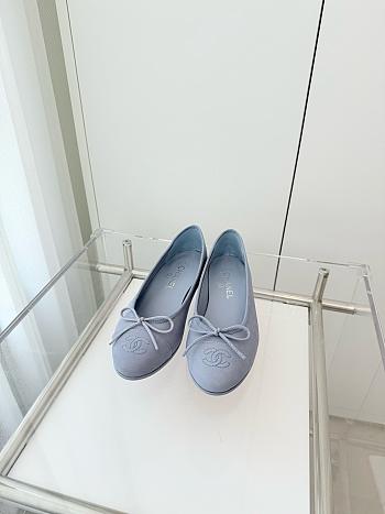 Kitlife Chanel Classic Ballet Flats Shoes Grey