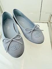 Kitlife Chanel Classic Ballet Flats Shoes Grey - 3