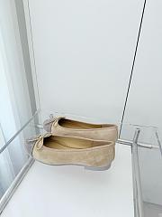 Kitlife Chanel Classic Ballet Flats Shoes Beige & Grey - 5
