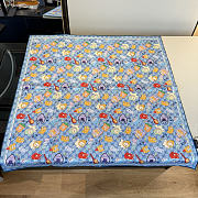 Kitlife Gucci Kawaii GG Supreme Siilk Scarf Blue 90x90cm - 2