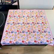 Kitlife Gucci Kawaii GG Supreme Siilk Scarf Pink 90x90cm  - 3