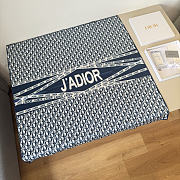 Kitlife Dior J'adior Silk Scarf Blue & White 90x90cm - 1